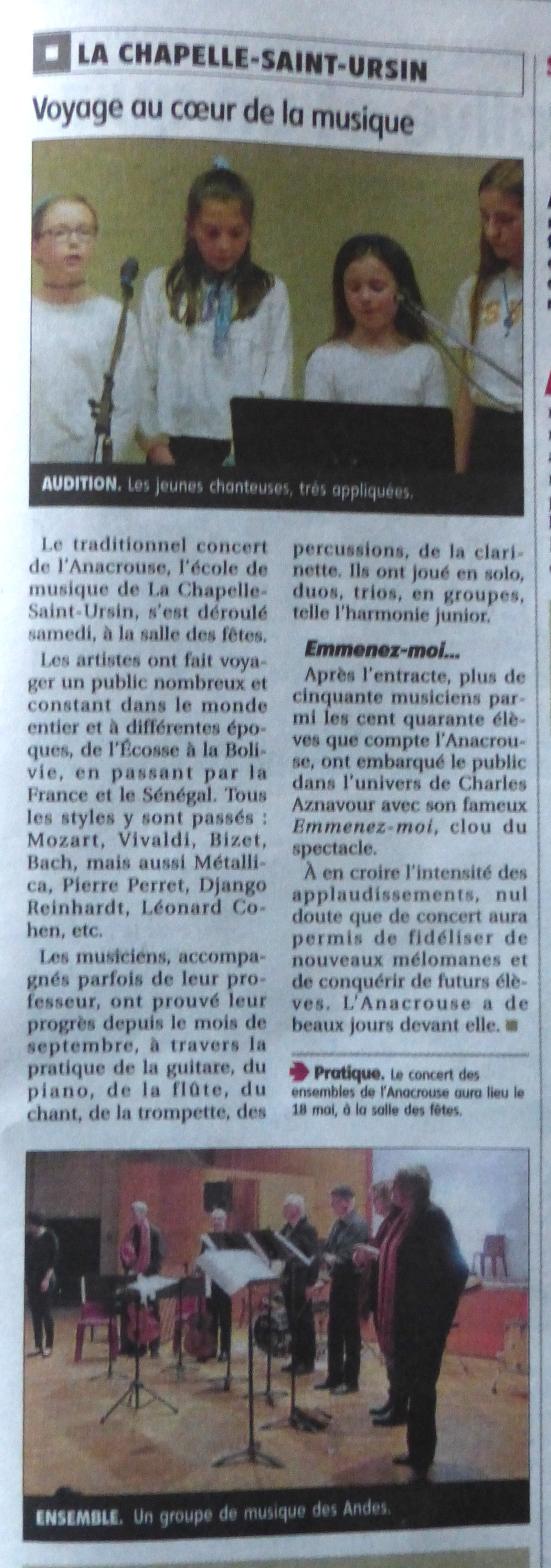 Concert du 23/03/2019.
